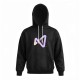 NalandaX Hoodie -Black With Purple